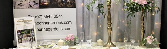 Our version of ‘Glam’ at the recent February expo for the beautiful Tamborine Gardens…