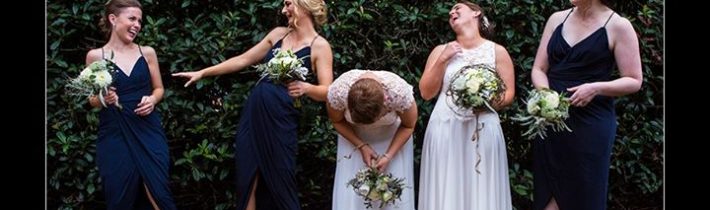 Spontaneity beautifully captured by Steve McMarson Photography … it’s a keeper! Flowers by Florabunda